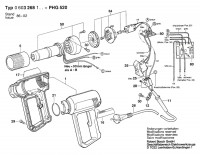Bosch 0 603 268 103 Phg 520 Hot Air Gun 220 V / Eu Spare Parts